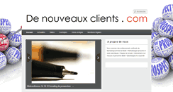 Desktop Screenshot of de-nouveaux-clients.com